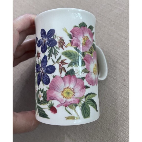 Dunoon Fine Bone China Floral Coffee Tea Mug Floral Garden Scotland Porcelain - Picture 7 of 9